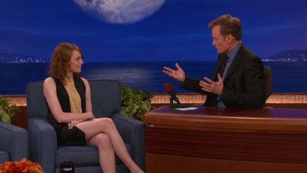 Emma Stone u Conana O'Briena