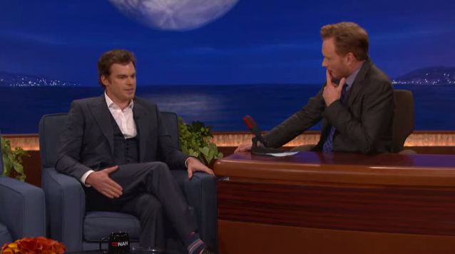 Michael C. Hall u Conana O'Briena