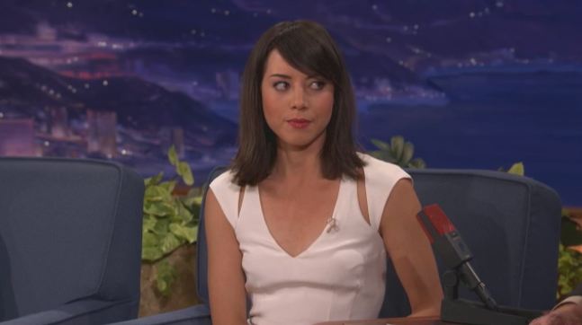 Aubrey Plaza u Conana O'Briena