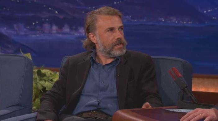 Christoph Waltz u Conana O'Briena